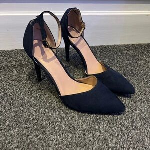 New Look Black Ankle Strap Heels